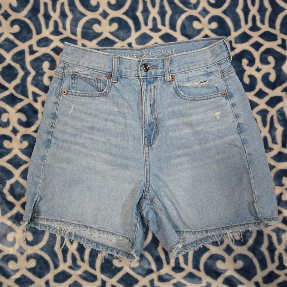 American Eagle Outfitters Light Blue Denim Shorts